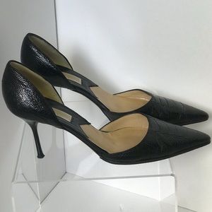 Michael Kors black d’Orsay pump